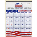 Contractor's Commercial Wall Calendar w/ Patriotic Bars